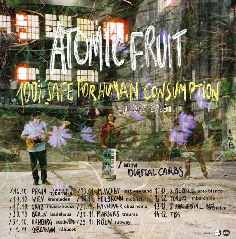 Berlin Trio Atomic Fruit Return With Hypnotic New Single ‘Hit The Ground’ Ahead Of Third Album