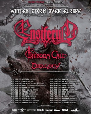 Ensiferum Announce Winter 2026 European Tour with Freedom Call and Dragony in Support of Acclaimed Album ‘Winter Storm’