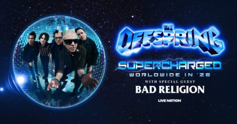 The Offspring Announce 2026 North American Leg of SUPERCHARGED Worldwide Tour With Bad Religion