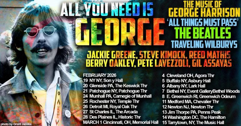 ‘All You Need Is George’ Tour Celebrates the Music and Spirit of George Harrison in 2026