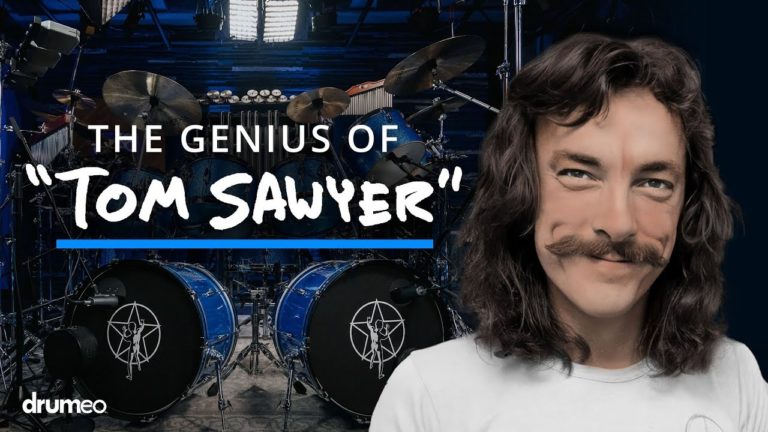 Drumeo’s Brandon Toews Breaks Down Neil Peart’s Genius on Rush Classic “Tom Sawyer”