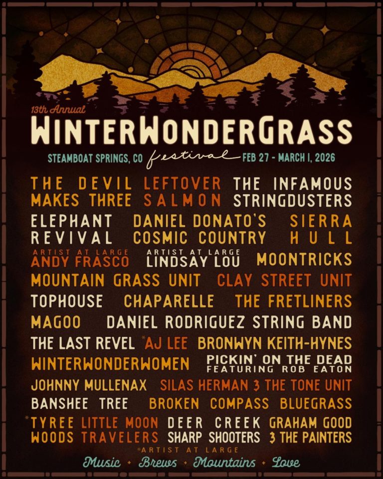 WinterWonderGrass Steamboat 2026 Unveils Americana And Bluegrass Powerhouse Lineup