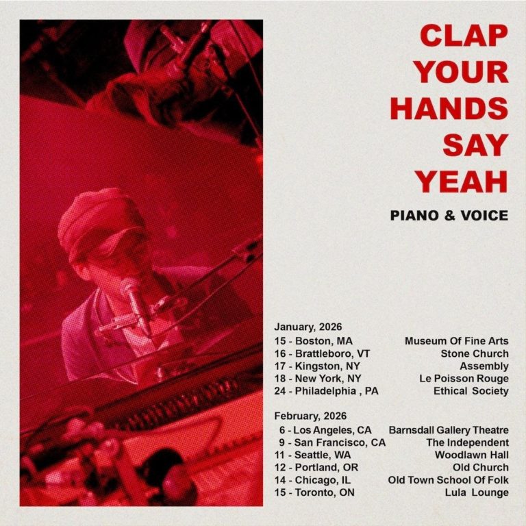 Clap Your Hands Say Yeah Announce Intimate ‘Piano & Voice’ North American Tour