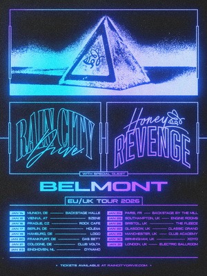 Honey Revenge and Rain City Drive Announce 2026 European & UK Co-Headline Tour with Belmont