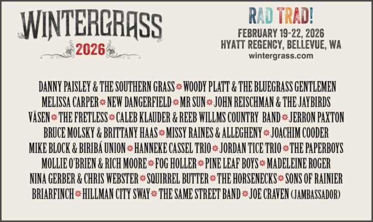Wintergrass 2026 Unveils ‘Rad Trad’ Lineup Celebrating Tradition and Transformation