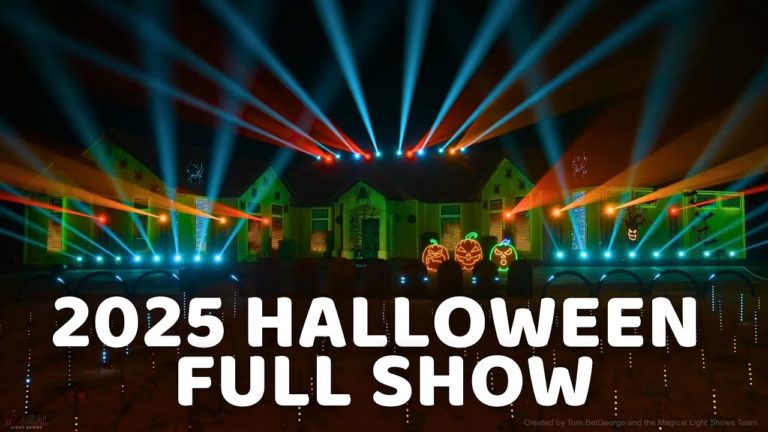 Tom BetGeorge Turns Halloween into a Rock Concert of Lights and Lasers