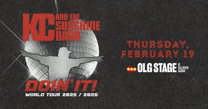 KC and The Sunshine Band Bring the ‘Doin’ It World Tour’ to Fallsview Casino in 2026