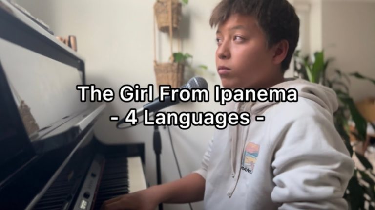 Multilingual Piano Prodigy Tayo Marchand Performs “Girl From Ipanema” In Four Languages