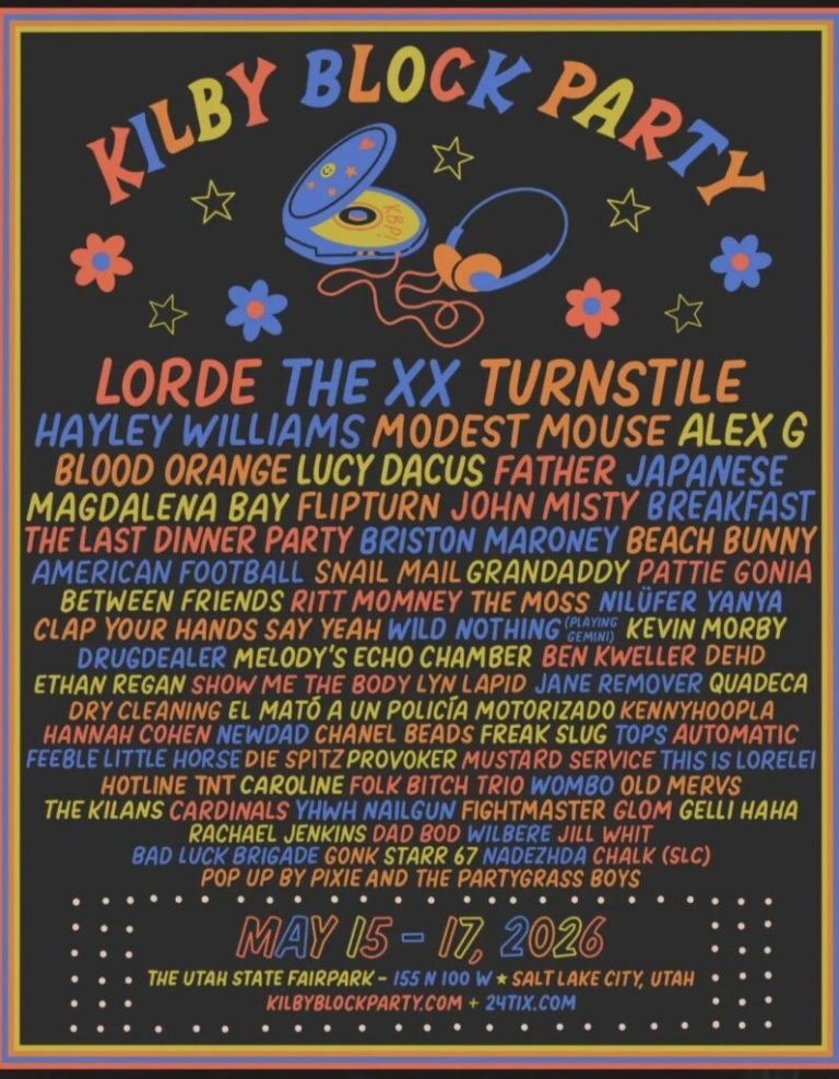 Lorde, The xx, Turnstile, and Hayley Williams Lead Kilby Block Party 2026 Lineup in Salt Lake City