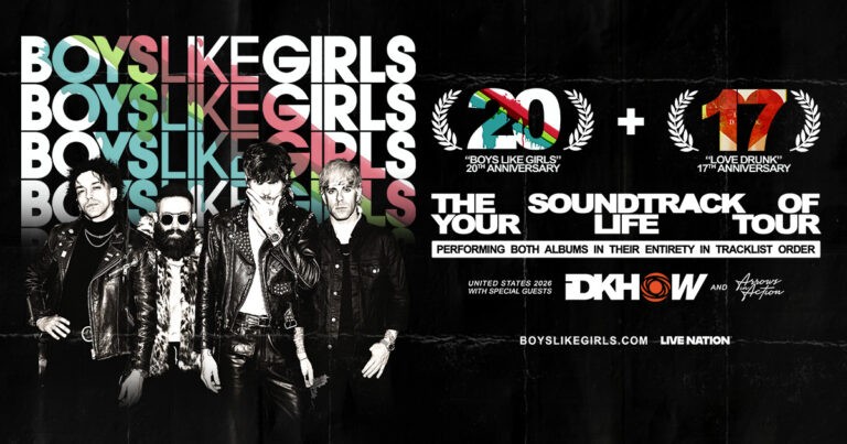 Boys Like Girls Announce 2026 Headlining Tour Celebrating 20 Years of Their Self-Titled Debut