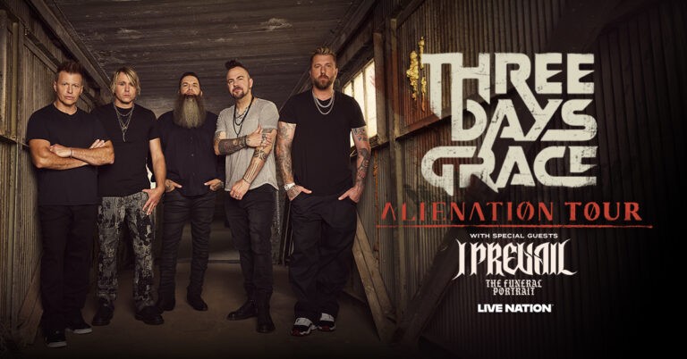 Rock Giants Three Days Grace Announce 2026 Alienation World Tour