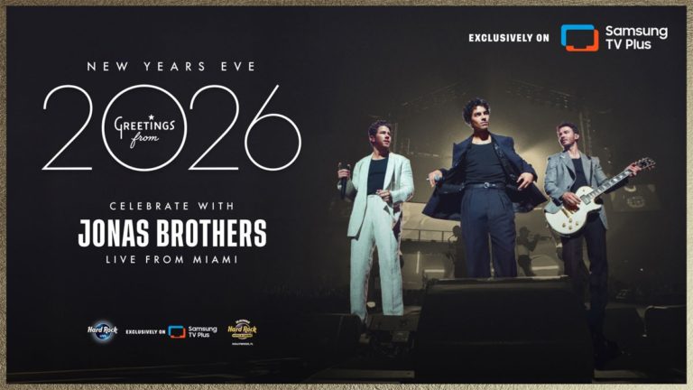 Jonas Brothers Announce 2026 New Year’s Eve Celebration with Samsung TV Plus