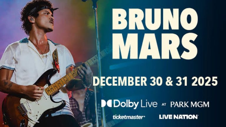 Bruno Mars Toasts The New Year With Two Spectacular Las Vegas Shows At Dolby Live