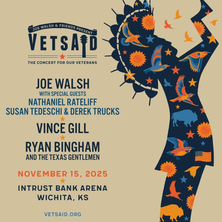 Joe Walsh Announces Star-Studded Lineup for VetsAid 2025 in Wichita