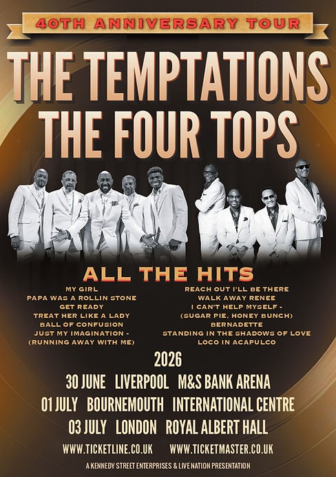 The Temptations And The Four Tops Announce Co Headlining UK Tour