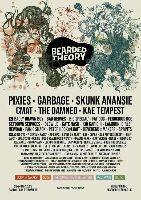 Bearded Theory Unveils Second Huge Lineup Announcement Including Garbage And The Damned