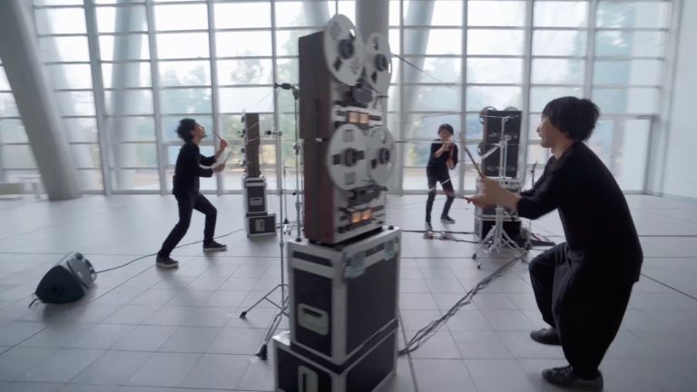 Open Reel Ensemble Hits The Studio With A Triangle Of Tape For A Wildly Catchy New Sound