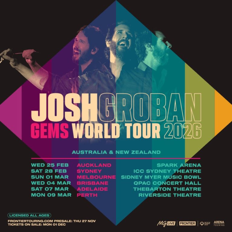 Josh Groban Returns Down Under ‘For Gems’ World Tour In 2026