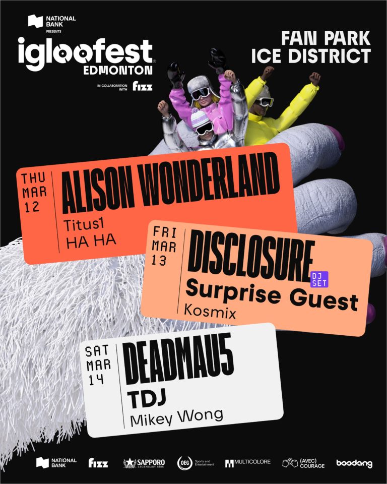 Global Dance Titans Alison Wonderland, Disclosure, Deadmau5 Headlining Debut Igloofest Edmonton In March 2026