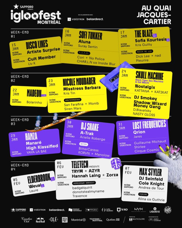 Igloofest Returns to Montreal With DJ Snake, Sofi Tukker, Elderbrook, and More
