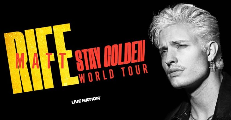 Matt Rife Expands ‘Stay Golden World Tour’ with 40+ New 2026 Dates Across the Globe