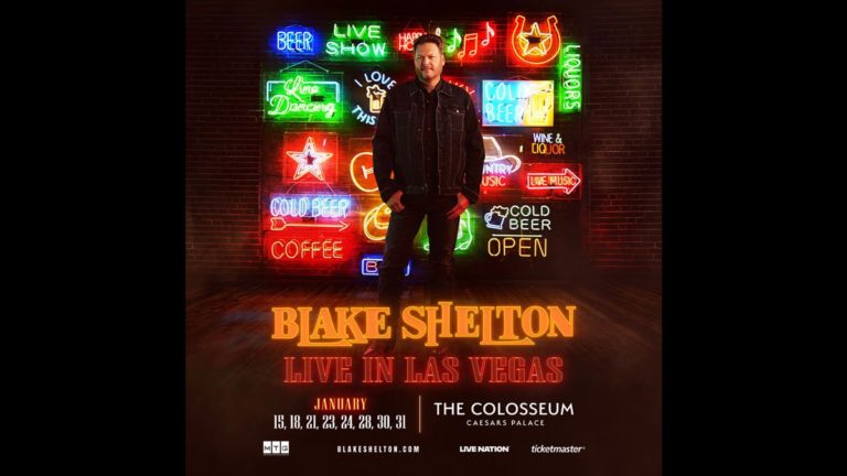 Blake Shelton Announces Return to The Colosseum at Caesars Palace