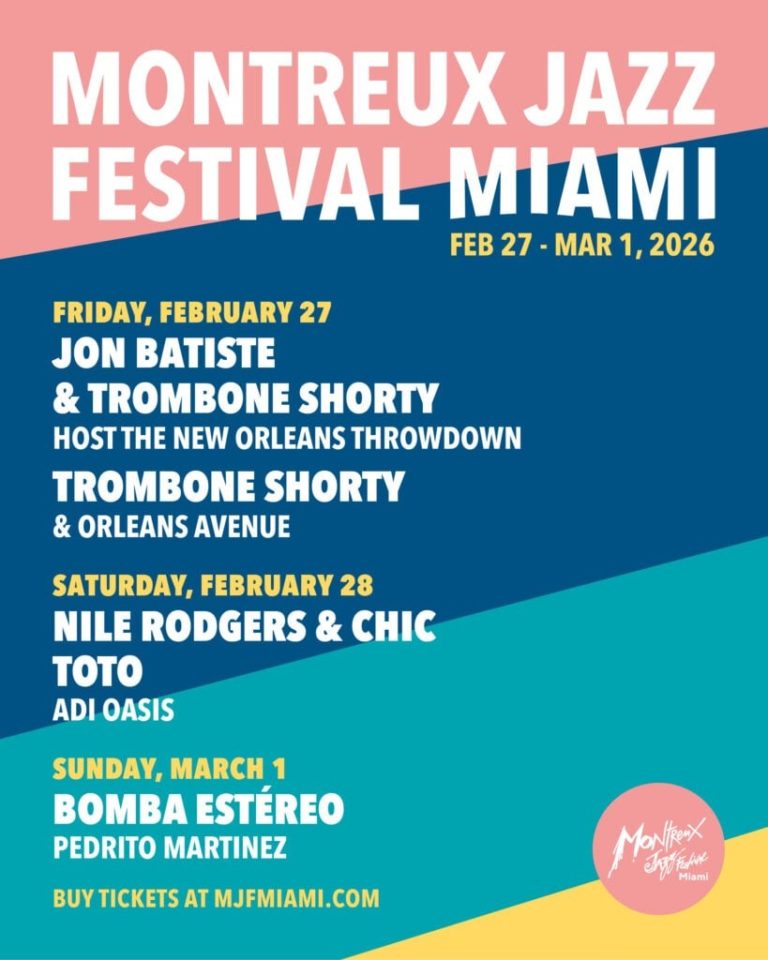 Montreux Jazz Festival Miami Returns With Nile Rodgers, TOTO, Bomba Estéreo, and Jon Batiste