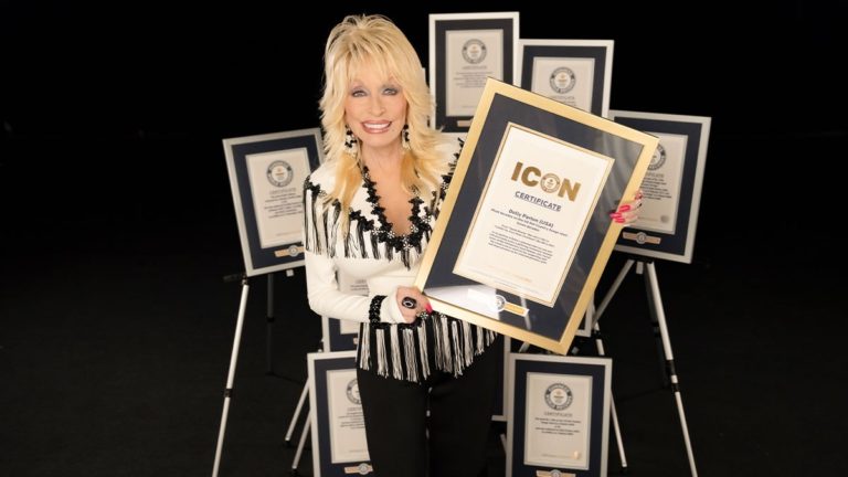 Country Icon Dolly Parton Celebrated As New Guinness World Records Icon