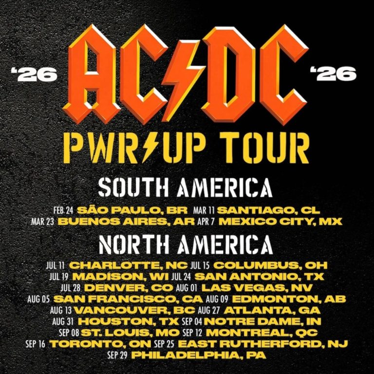 AC/DC Announce 2026 North American Summer Tour Dates for Their ‘Power Up’ Tour