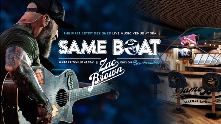 Zac Brown Launches Same Boat, a Live Music Venue at Sea with Margaritaville Cruise Line