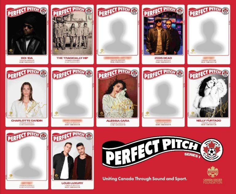Canada Soccer and Infinity & Unite Music and Sport With Perfect Pitch Ambassadors
