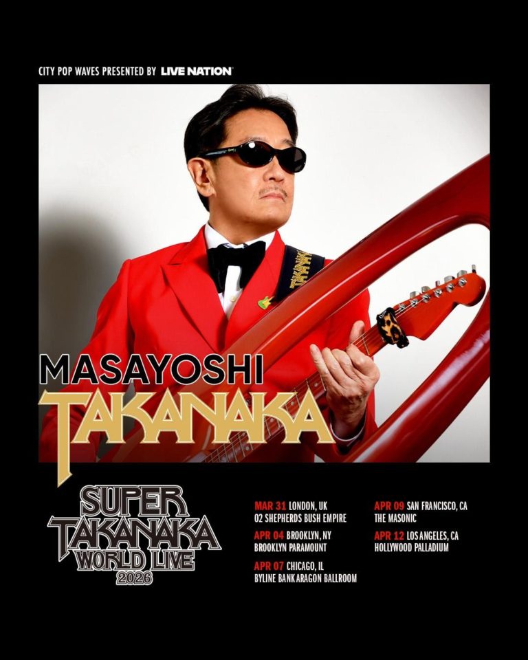 Masayoshi Takanaka Announces First-Ever World Tour ‘SUPER TAKANAKA WORLD LIVE 2026’