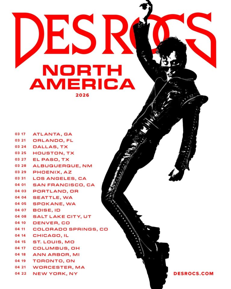 Des Rocs Announces 2026 “The Juice” North American Headline Tour