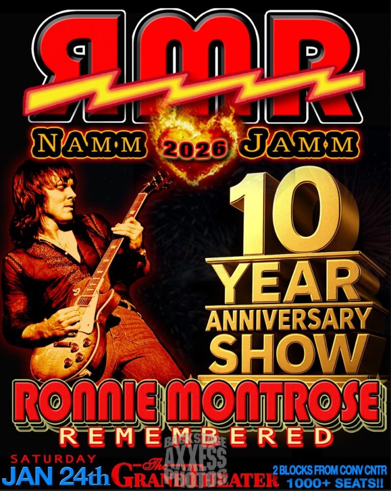 RONNIE MONTROSE REMEMBERED: Rock Superstars Gather for 10-Year Anniversary Tribute