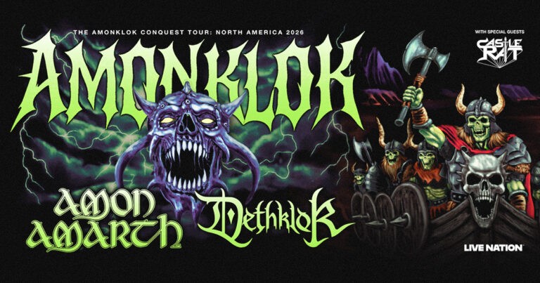 AMON AMARTH & DETHKLOK Announce 2026 North American Co-Headlining Tour: THE AMONKLOK CONQUEST