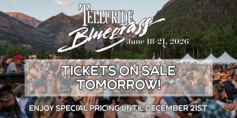TELLURIDE BLUEGRASS FESTIVAL Announces 53rd Annual Summer Solstice Pilgrimage