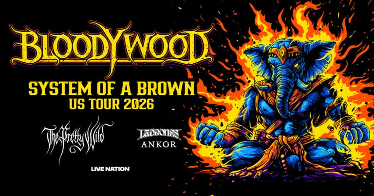 BLOODYWOOD Announce 2026 “System Of A Brown” Tour
