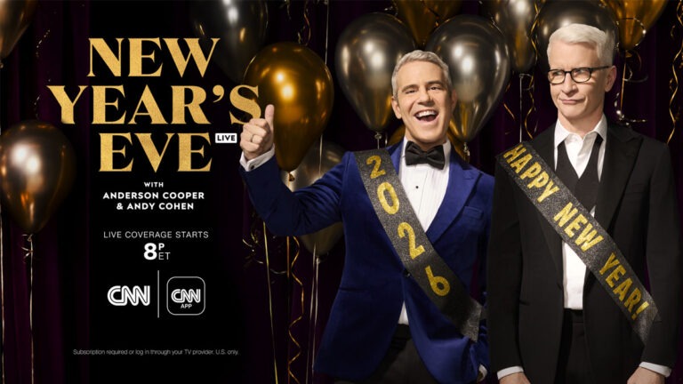 CNN Rings In 2026 With Anderson Cooper And Andy Cohen