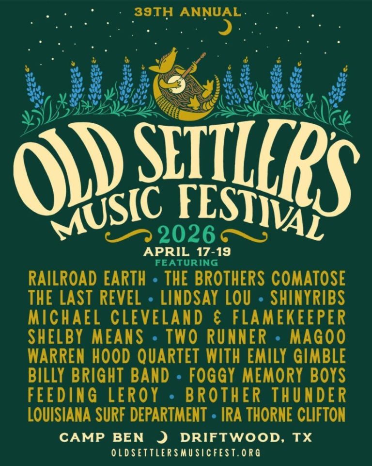 OLD SETTLER’S MUSIC FESTIVAL Returns “Back to Ben” for 2026 Lineup