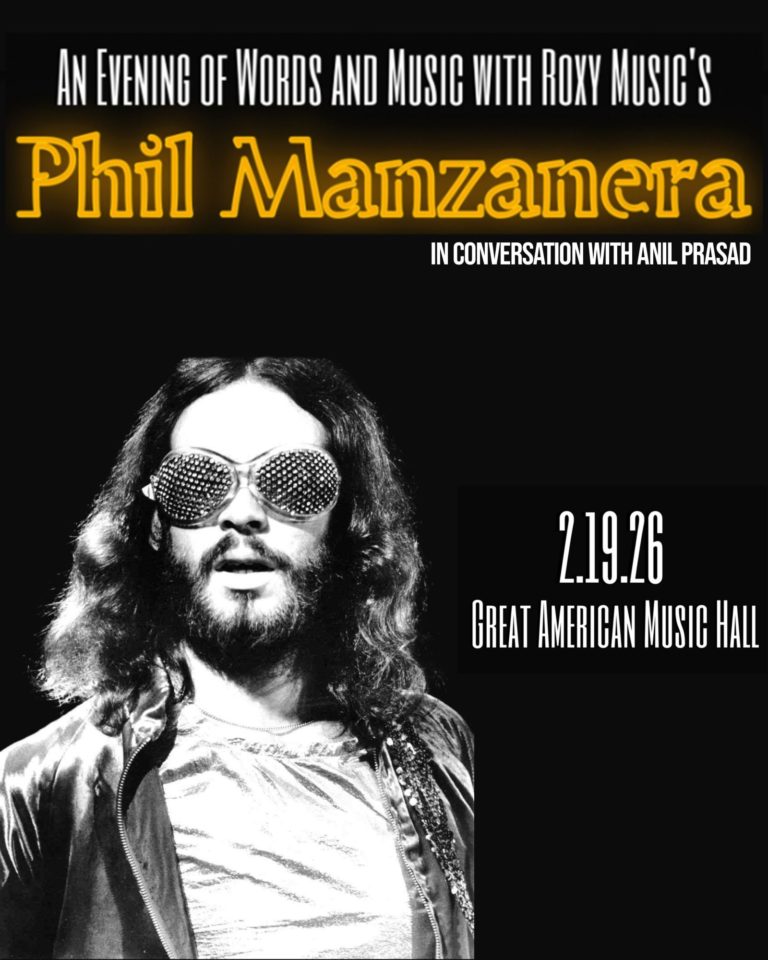 ROXY MUSIC’s Phil Manzanera Announces U.S. Dates for ‘Evening Of Words And Music’