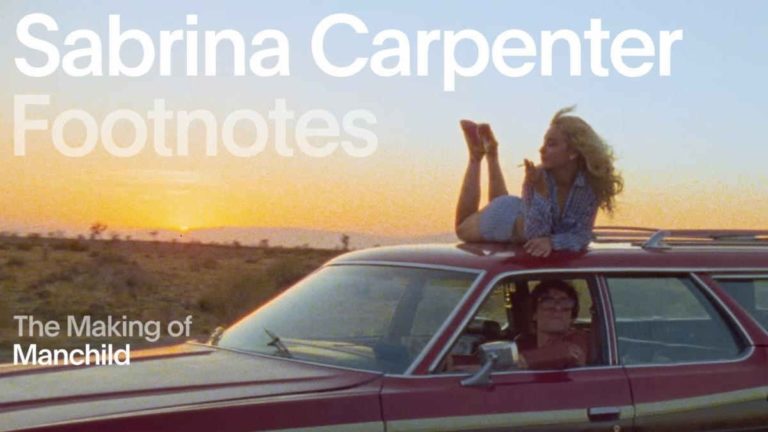 SABRINA CARPENTER Reveals the Secrets Behind “Manchild” in New Vevo Footnotes