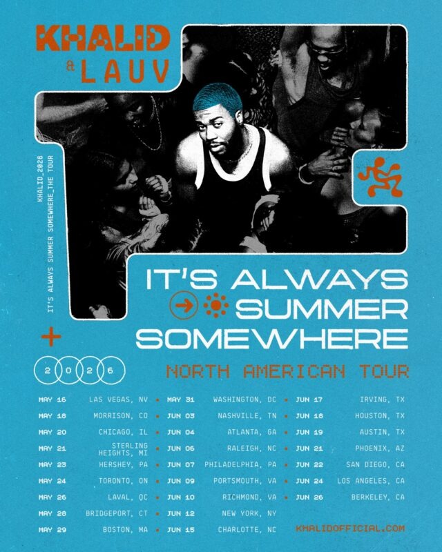 Khalid and Lauv Announce Major ‘It’s Always Summer Somewhere’ Tour