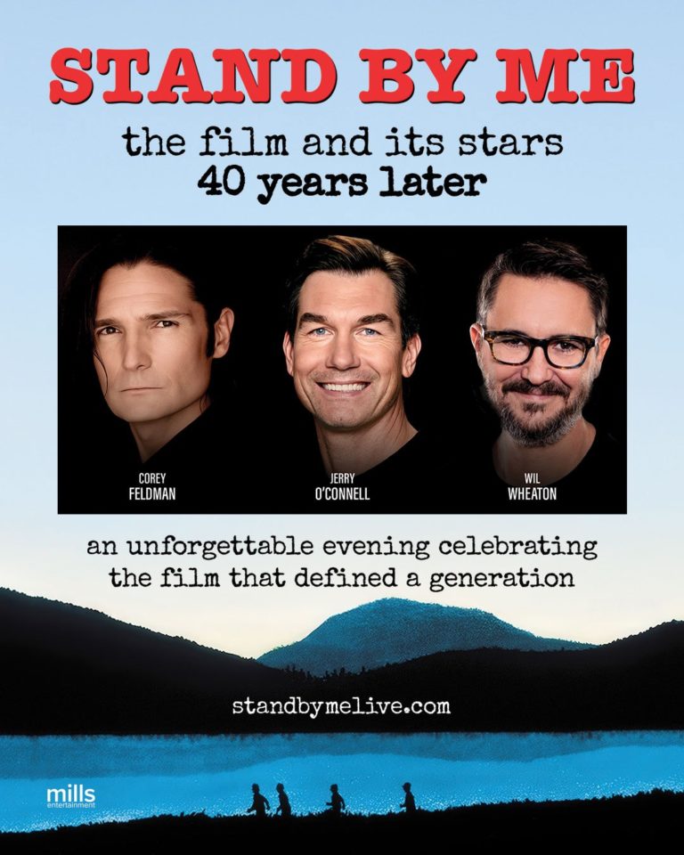 STAND BY ME: 40th Anniversary Tour Reunites Corey Feldman, Jerry O’Connell, and Wil Wheaton