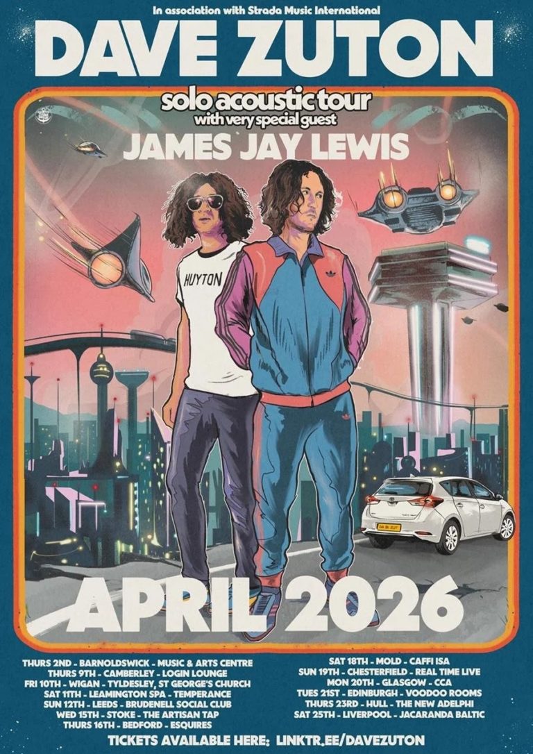 Dave McCabe Announces Intimate UK Tour as Dave Zuton to Premiere New Solo Album Material