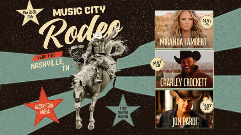 Miranda Lambert, Charley Crockett, Jon Pardi Lead 2026 Music City Rodeo Lineup