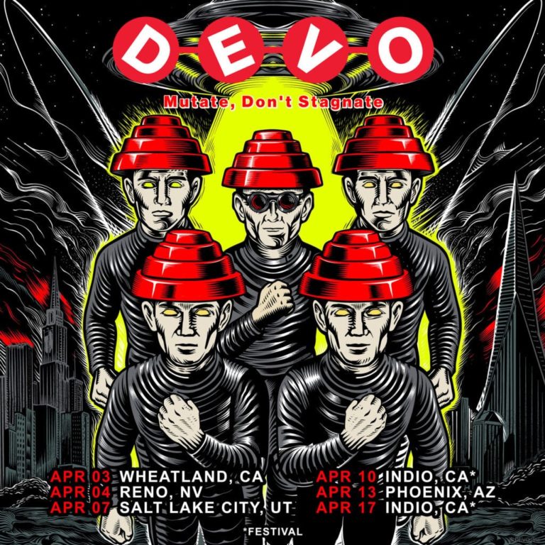 DEVO Announces “Mutate, Don’t Stagnate” Tour Ahead of Coachella Return
