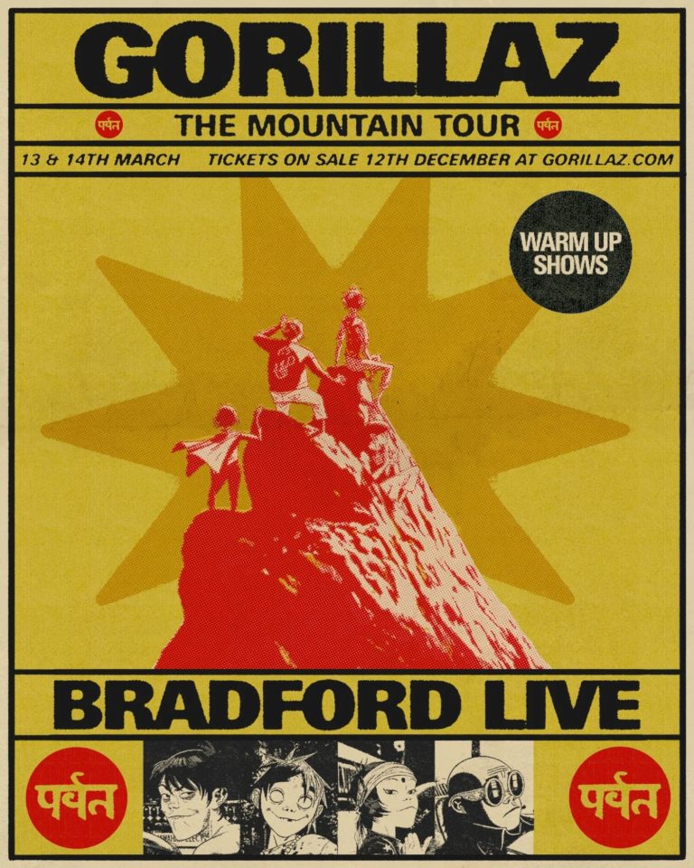 GORILLAZ Announce Warm-Up Shows in Bradford Ahead of ‘The Mountain’ Tour