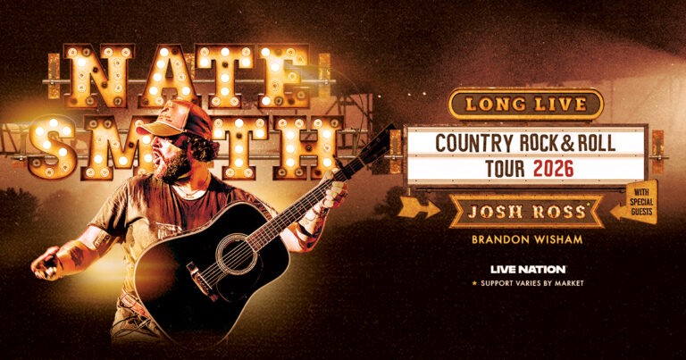Nate Smith Hails LONG LIVE COUNTRY ROCK & ROLL With 2026 Headline Tour
