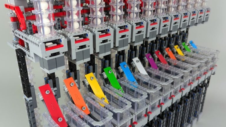 This LEGO “Marble Machine” Is The Ultimate Desk Accessory For The Musically Inclined