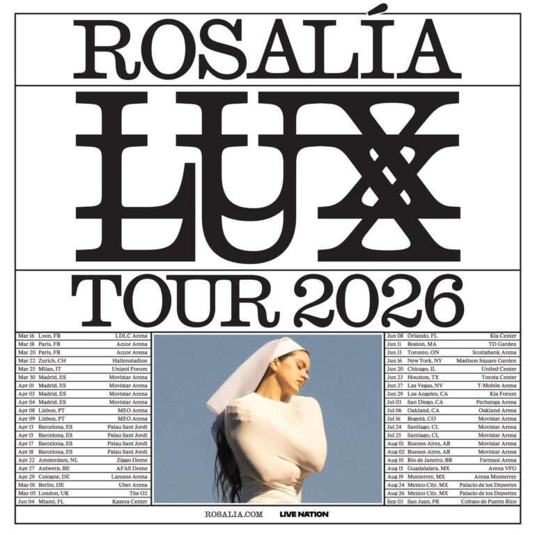 Global Pop Icon ROSALÍA Announces Massive ‘LUX’ World Tour Supporting Her Acclaimed New Album